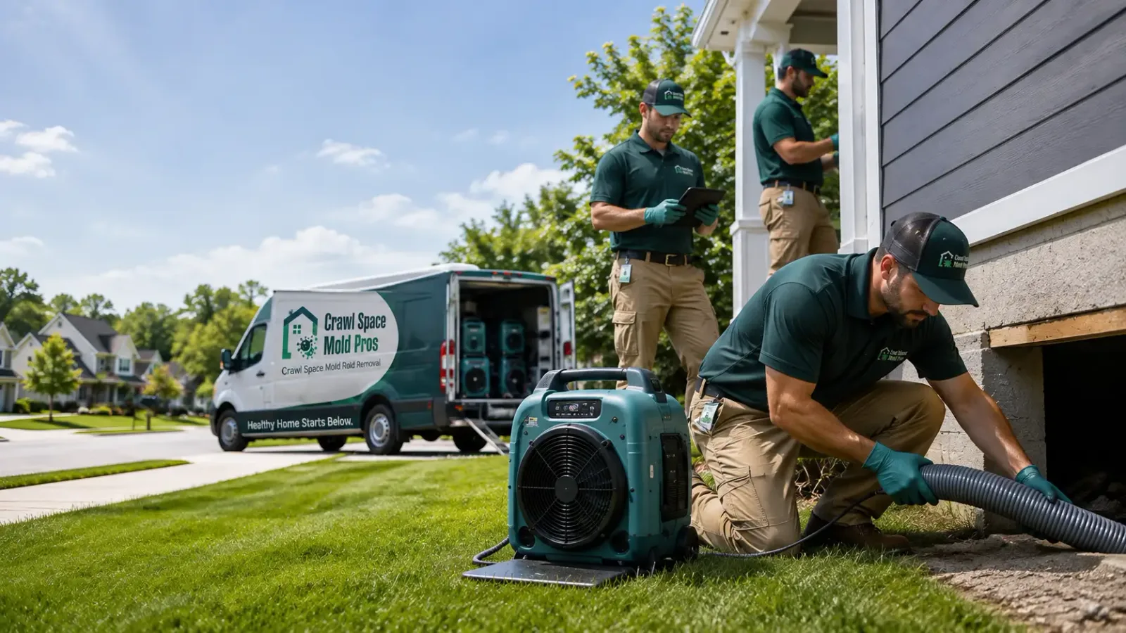 Crawl Space Mold Removal in Colfax, IL